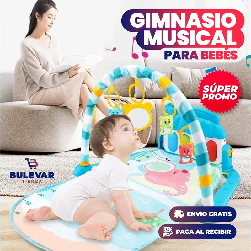 GIMNASIO PIANO MUSICAL TAPETE DE JUEGOS PARA BEBÉS