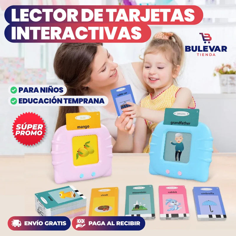 LECTOR TARJETAS INTERACTIVAS INGLÉS - ESPAÑOL DIDÁCTICO