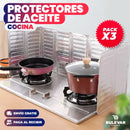 PACK DE 3 PROTECTORES DE ACEITE RESISTENTE AL CALOR PARA LA COCINA