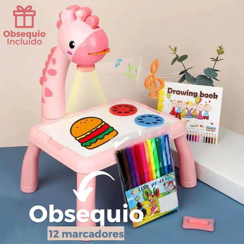 MESA PROYECTOR PARA DIBUJAR (OBSEQUIO 12 MARCADORES)