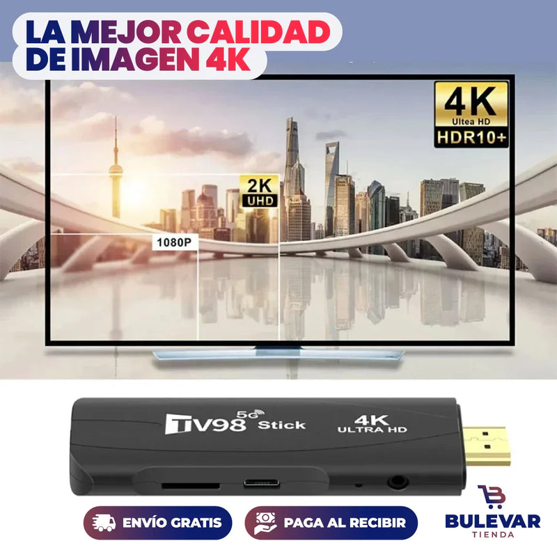 DECODIFICADOR SMART TV CON CONTROL REMOTO