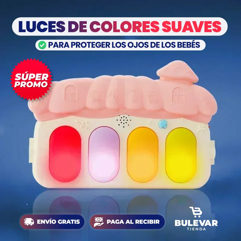 GIMNASIO PIANO MUSICAL TAPETE DE JUEGOS PARA BEBÉS