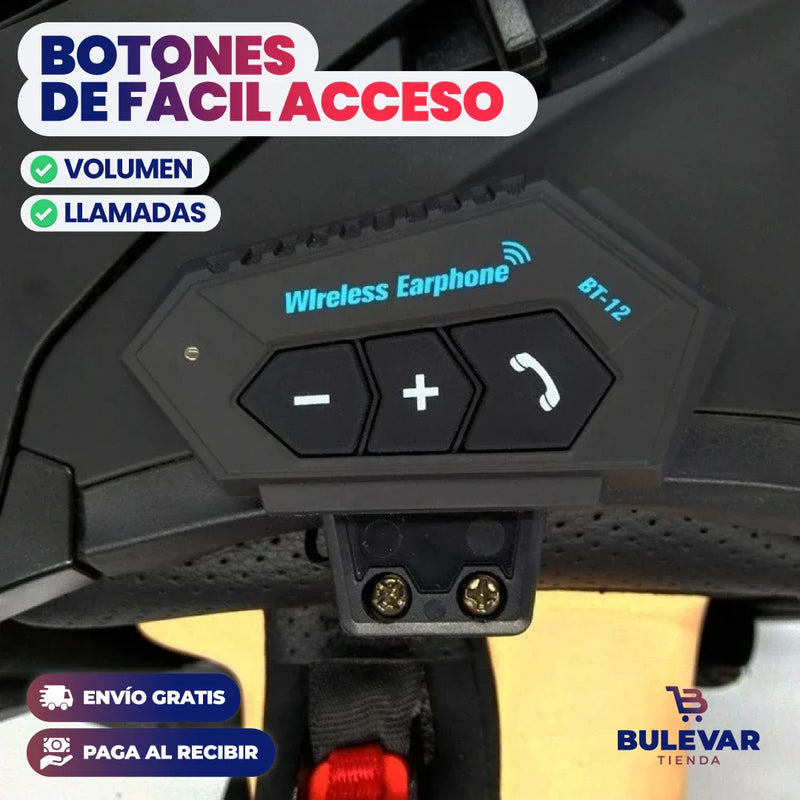 INTERCOMUNICADOR MANOS LIBRES PRO PARA MOTOS