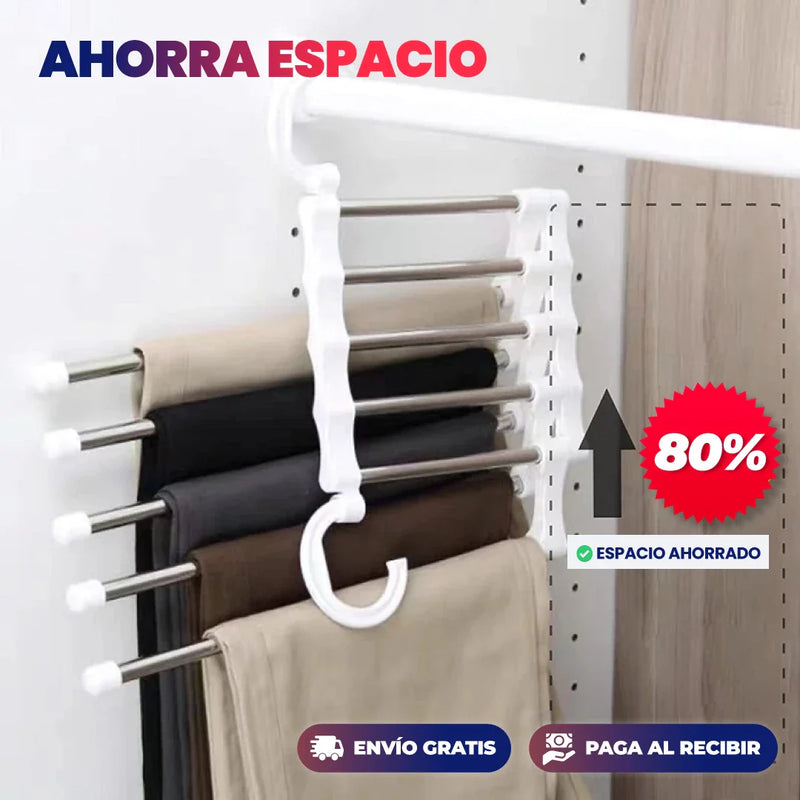 PROMO 2X1 SERCHA PARA ROPA PLEGABLE 5 EN 1