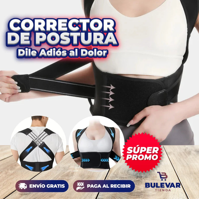 CORRECTOR DE POSTURA AJUSTABLE