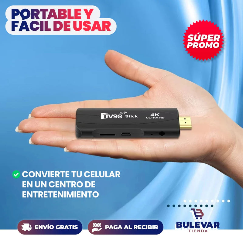 DECODIFICADOR SMART TV CON CONTROL REMOTO