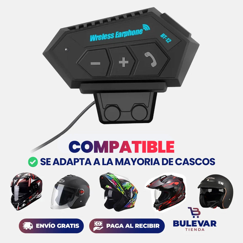 INTERCOMUNICADOR MANOS LIBRES PRO PARA MOTOS