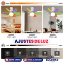 VENTILADOR DE TECHO CON LUZ LED