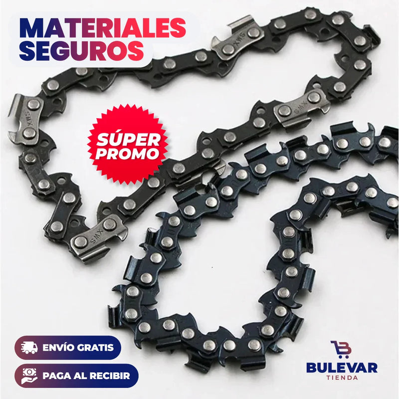 DISCO CON CADENA PARA CORTE DE MADERA