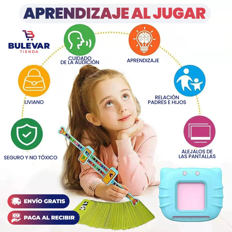 LECTOR TARJETAS INTERACTIVAS INGLÉS - ESPAÑOL DIDÁCTICO