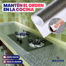 PROMO 3X1 PAPEL ALUMINIO ADHESIVO DE COCINA 60cm x 2 mt