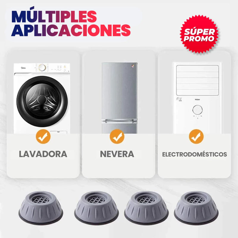 BASES PARA LAVADORA, PROTEGE TU LAVADORA DE DAÑOS