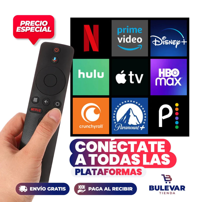 DECODIFICADOR SMART TV CON CONTROL REMOTO