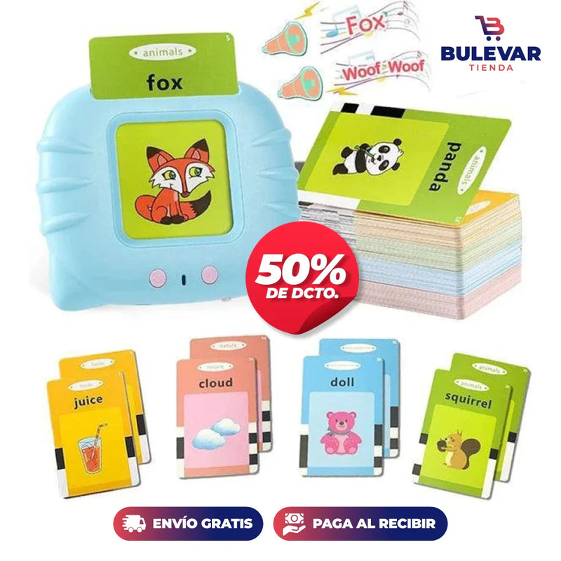 LECTOR TARJETAS INTERACTIVAS INGLÉS - ESPAÑOL DIDÁCTICO