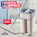 TRAPEADOR PLANO CON CUBO AUTO ESCURRIBLE