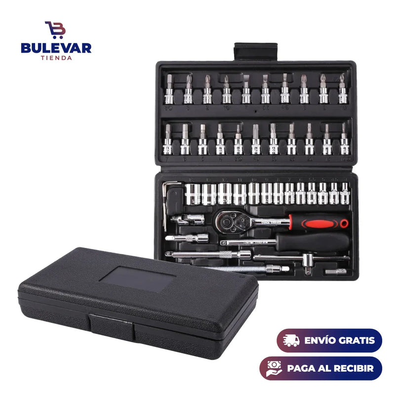 SET DE 46 PIEZAS PARA HERRAMIENTAS