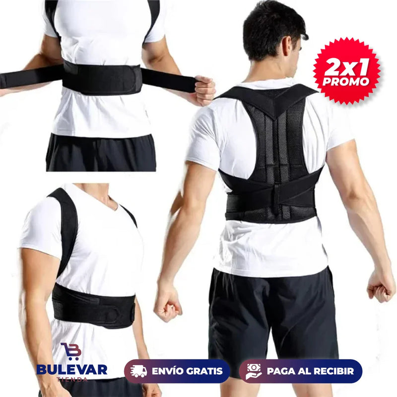 PROMO 2X1 CORRECTOR DE POSTURA AJUSTABLE