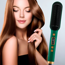 CEPILLO ALISADOR ELÉCTRICO PLANCHA CABELLO TEMPERATURA AJUSTABLE