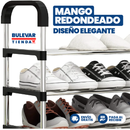 ZAPATERO DE ACERO INOXIDABLE, ORGANIZADOR DE ALMACENAMIENTO